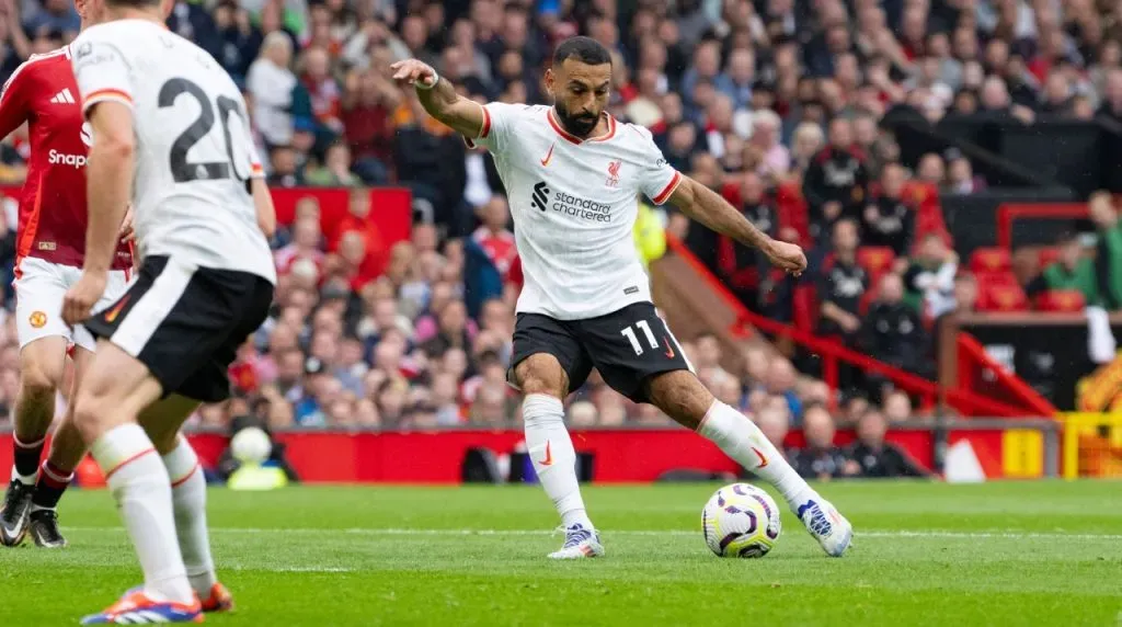 El gol de Salah en Manchester United vs Liverpool