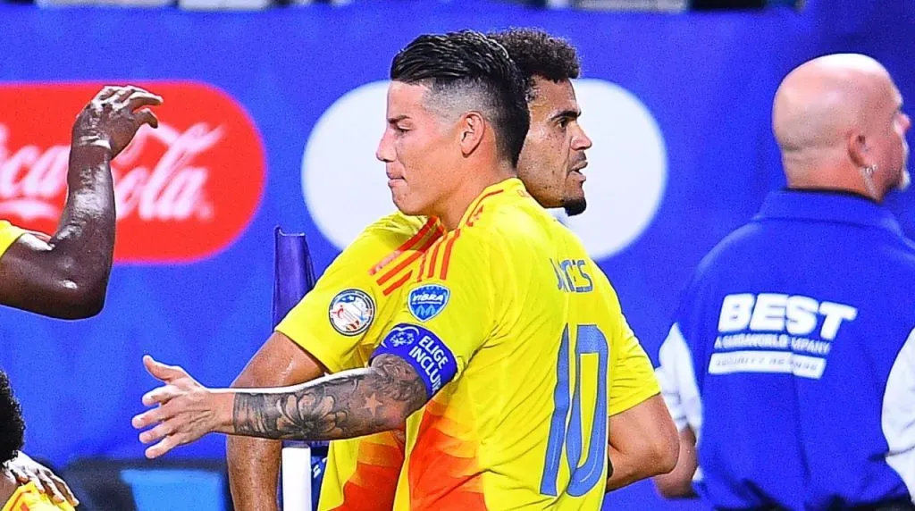 James Rodríguez y Luis Díaz en la Copa América. (Foto: Imago)