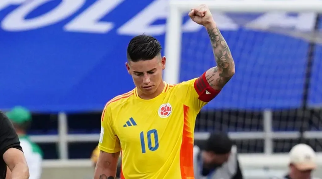 James celebrando el gol vs. Argentina. (Foto: Getty Images)