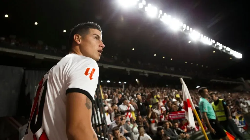 James jugó once minutos en su debut en Rayo Vallecano. (Foto: Imago)