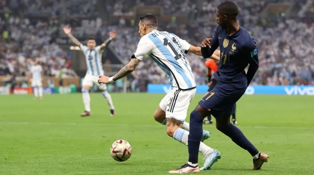 El penal que le sancionaron a Argentina en la final de Qatar 2022 (Foto: Getty Images)