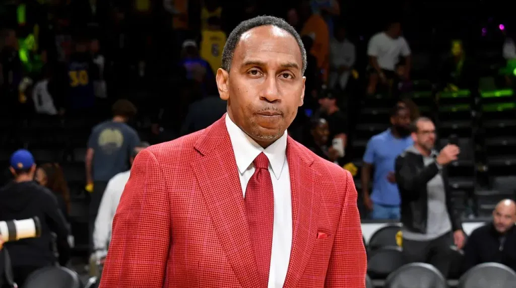 Stephen A. Smith during the 2023 NBA Playoffs