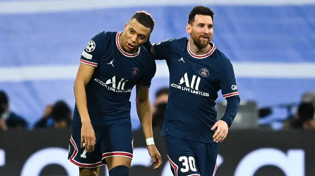 Kylian Mbappe and Lionel Messi