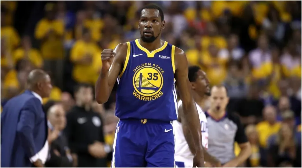 Kevin Durant with the Golden State Warriors