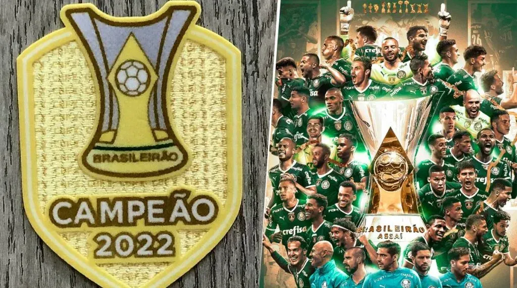 Palmeiras, el verdadero dueño del parche de campeón del Brasileirao 2022.