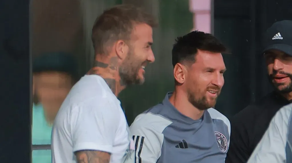 David Beckham y Lionel Messi (Foto: Getty Images)
