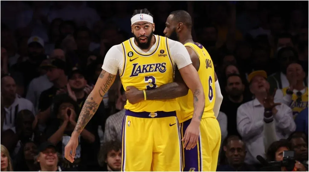 LeBron James y Anthony Davis (Foto: Harry How / Getty Images)