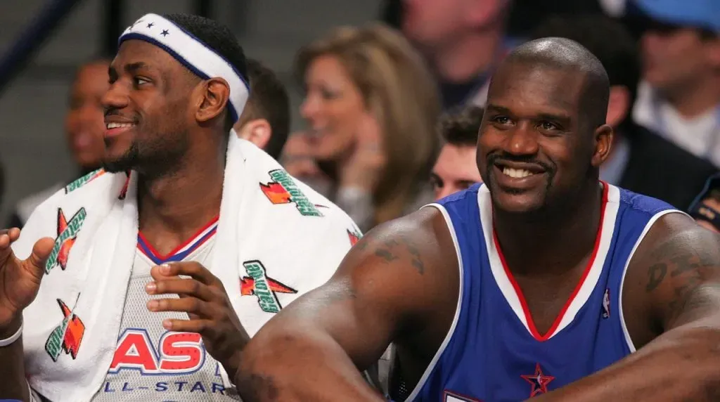 LeBron James y Shaquille O’Neal (Foto: Getty Images)