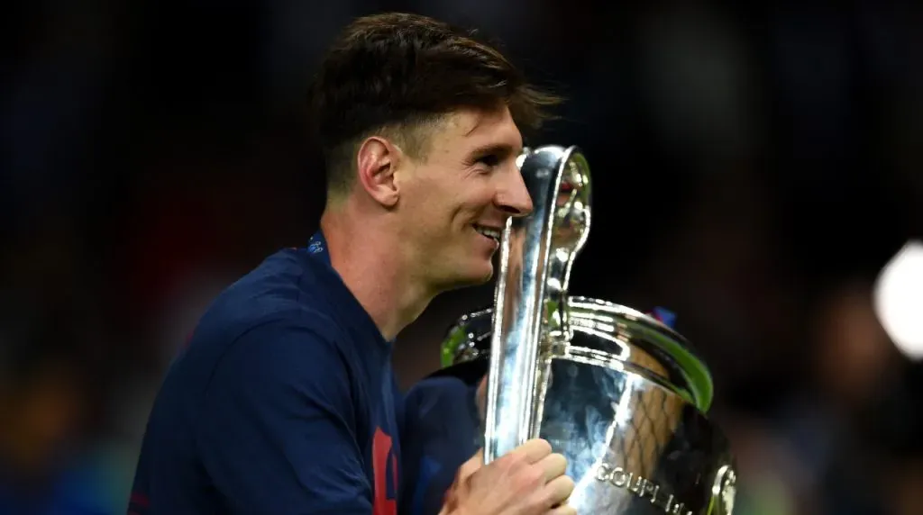 Messi ganó cuatro veces la Champions League. (Foto: Getty Images)