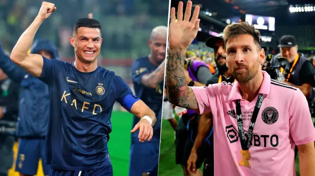 Cristiano Ronaldo y Lionel Messi podrían volver a verse este jueves primero de febrero. Getty Images.
