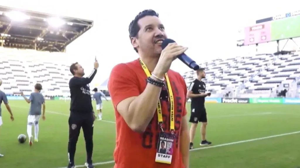 Rodolfo Soules, la voz del estadio de Inter Miami. (Foto: cortesía del entrevistado)