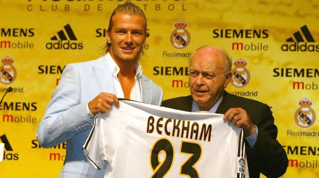 Beckham ganó dos títulos en el Real Madrid. (Foto: Imago)