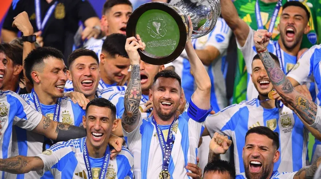 Messi llegó a 44 títulos con la Copa América 2024. (Foto: Imago)