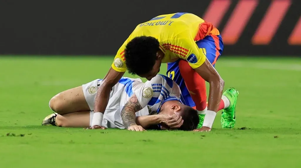 Messi salió lesionado en la final de la Copa América 2024. (Foto; Getty Images)