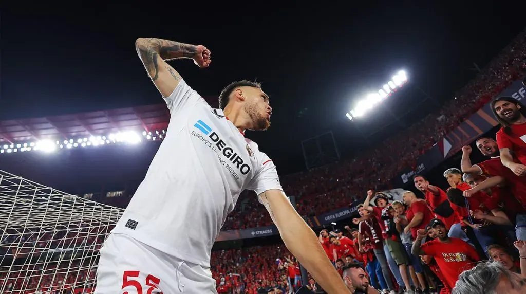 Lucas Ocampos, muy querido por la afición del Sevilla [Foto: Getty]