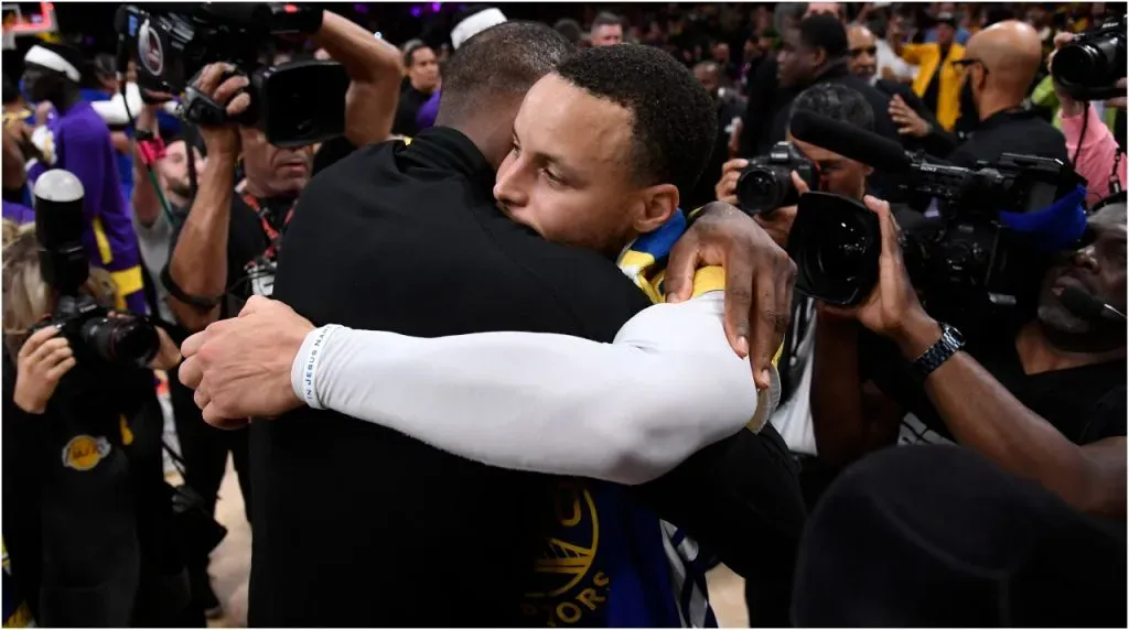 LeBron James y Stephen Curry (Foto: Kevork Djansezian | Getty Images)