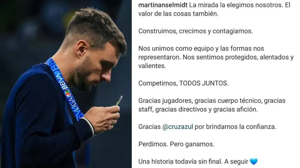 Martín Anselmi se enorgulleció del Clausura 2024 de Cruz Azul (Instagram)