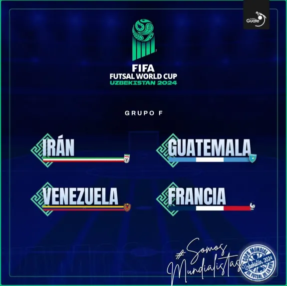 Grupo de la Selección de Guatemala en el Mundial Futsal