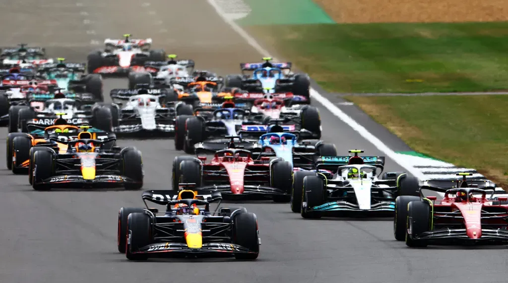 La parrilla de salida durante el GP de Abu Dabi 2023. Foto: Getty images