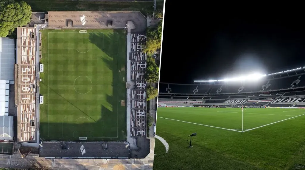 El estadio de Platense y de River. (Platense Oficial/Getty)