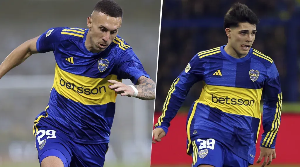 Norberto Briasco y Taborda en Boca (Getty Images).