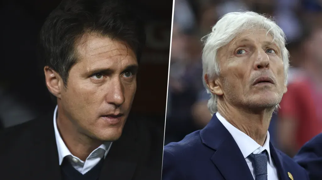 Guillermo Barros Schelotto y José Pekerman (Getty Images)