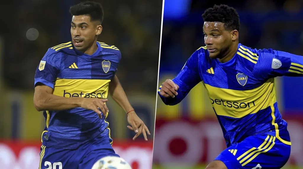 Frank Fabra y Juan Ramírez en Boca (Getty Images)