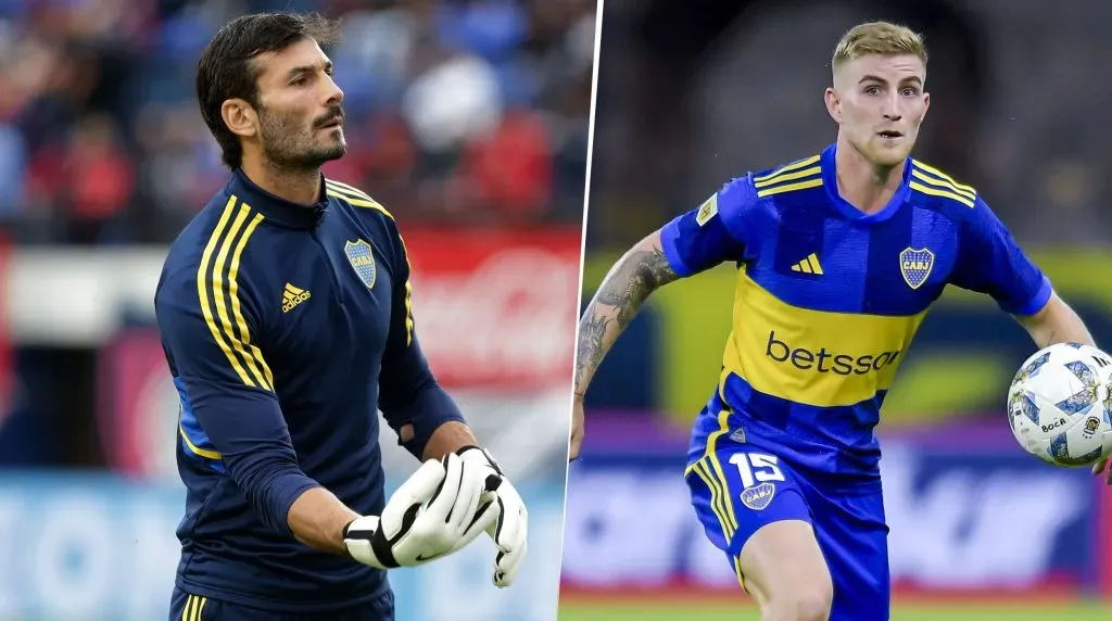 Javier García y Nicolás Valentini no seguirán en Boca. (Getty)