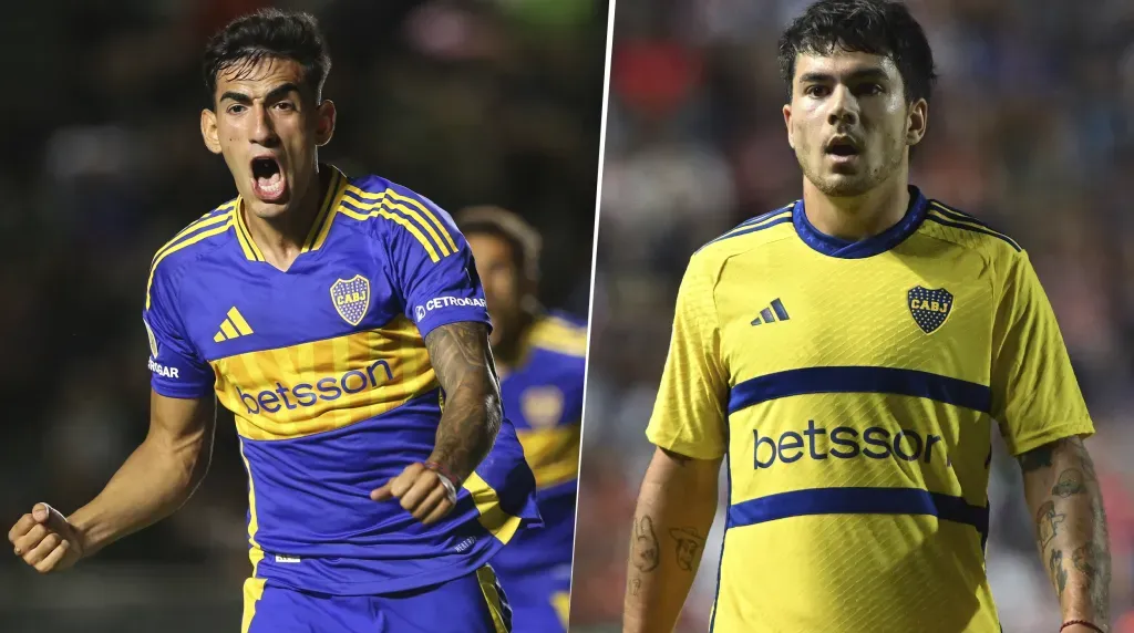 Lautaro Di Lollo y Lucas Blondel en Boca (Getty Images)