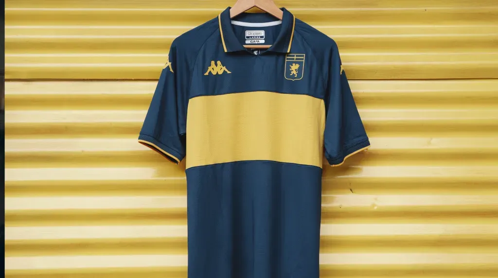 La nueva camiseta de Genoa inspirada en Boca (Genoa oficial)