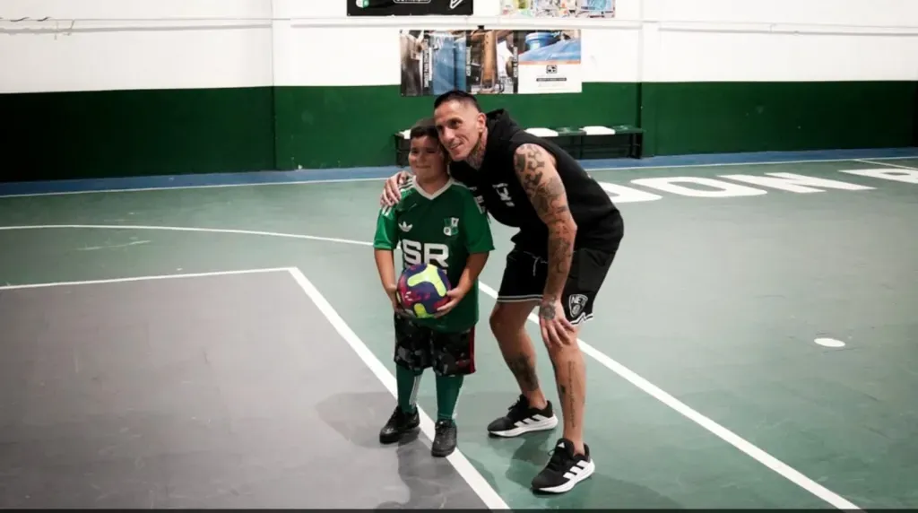 Migliore preside un pequeño club en Ramos Mejía. (Diario Clarín)