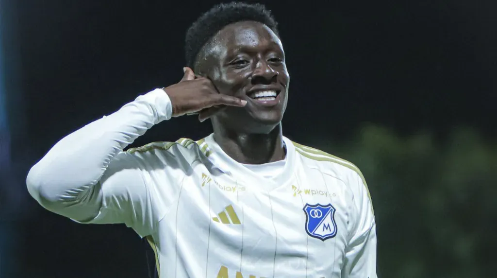 Jhon Córdoba en Millonarios (@Azul_Total)