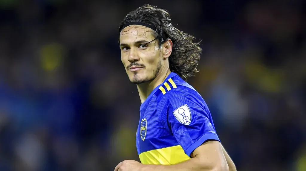 Edinson Cavani se lesionó y no jugó en Boca vs. Argentinos (Getty Images)