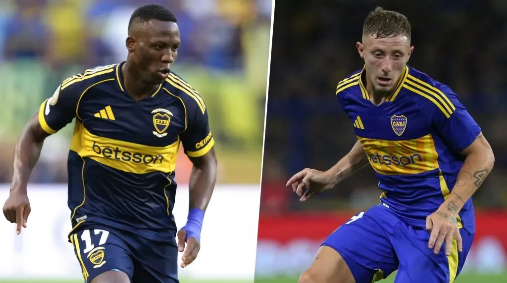 Advíncula y Barinaga, la única duda de Russo para el once de Boca vs. Unión. (Getty Images)
