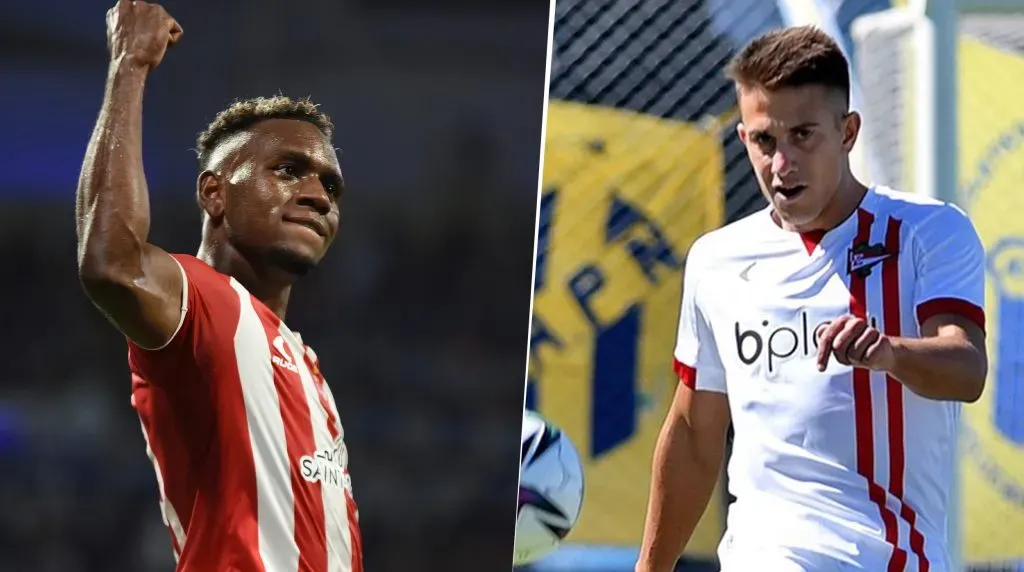 Manyoma y Kociubinski se van de Estudiantes. (Getty/Estudiantes Oficial)