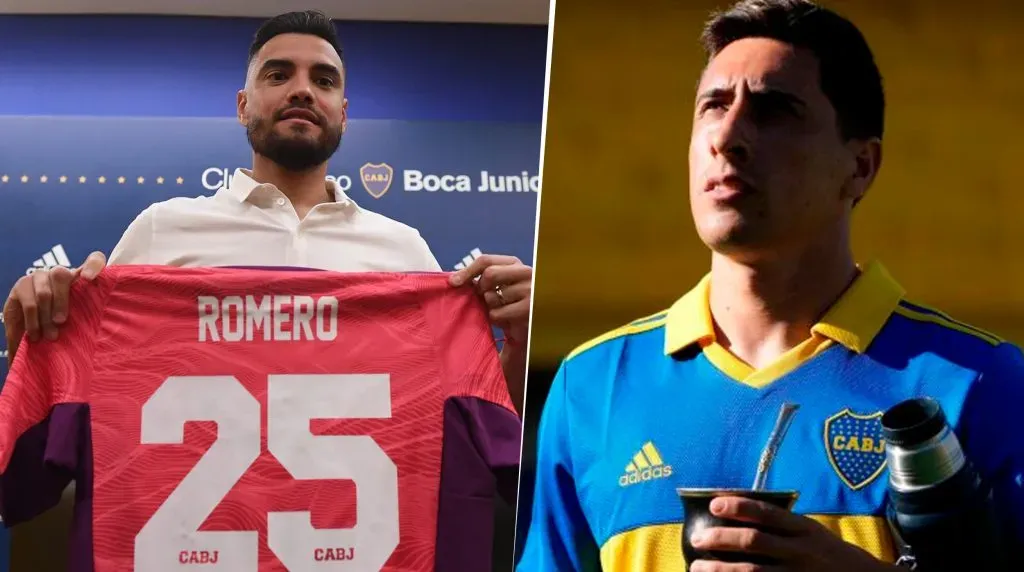 Romero y Merentiel, dos de los refuerzos del mercado 2022/2023. (Télam/Prensa Boca)