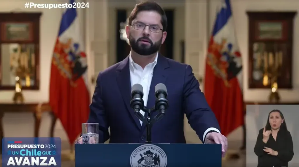 Discurso del presidente sobre la Ley de Presupuesto 2024