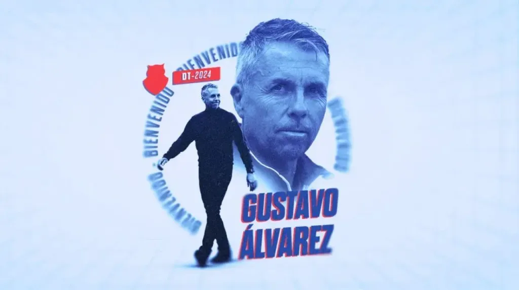 La presentación oficial de Gustavo Álvarez en la U.