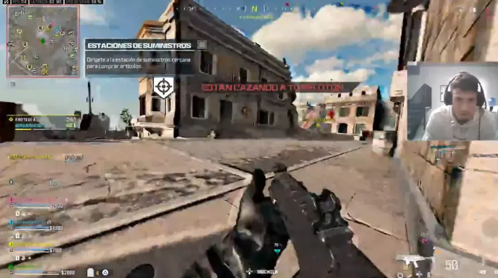 Alan Saldivia en una partida de Call of Duty Warzone. (Captura).