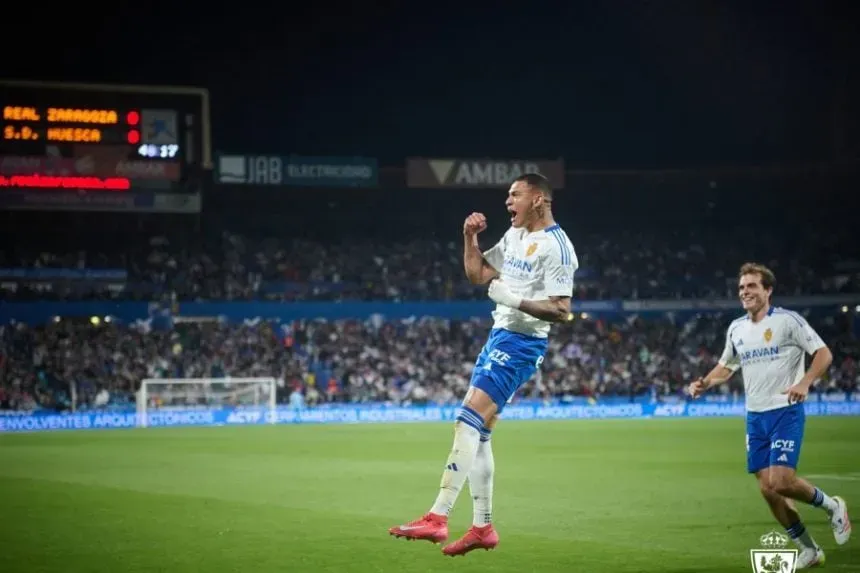 Kervin Arriaga mostró un gran nivel en la mitad de temporada que estuvo con el Real Zaragoza.