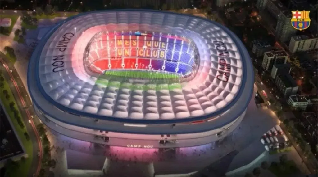 Así se espera que sea el nuevo Camp Nou.