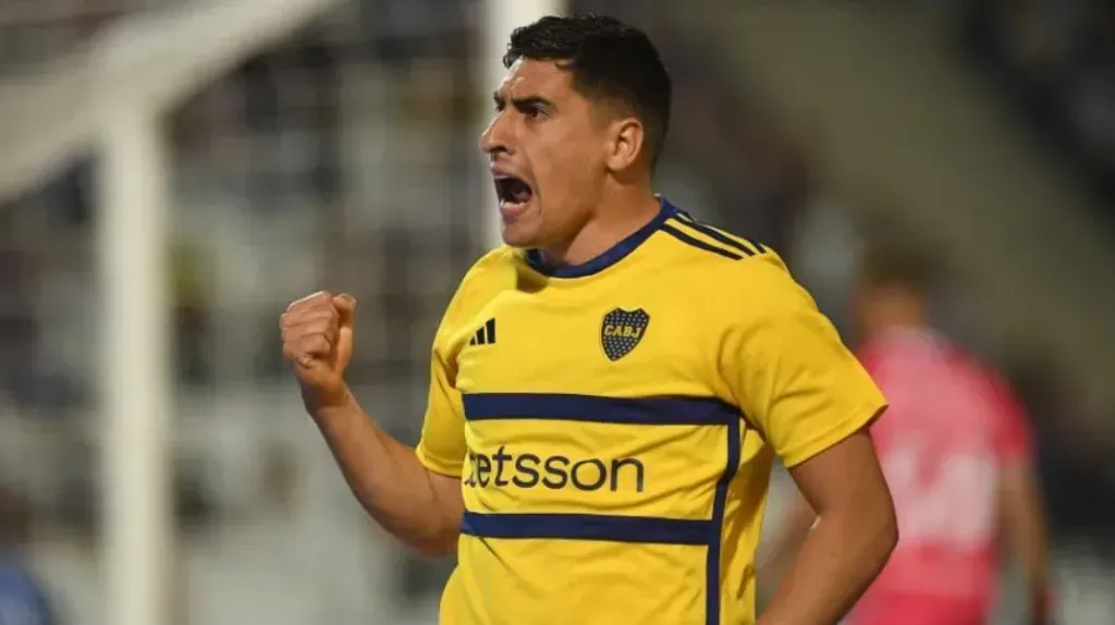 Miguel Merentiel, nuevamente clave para Boca.