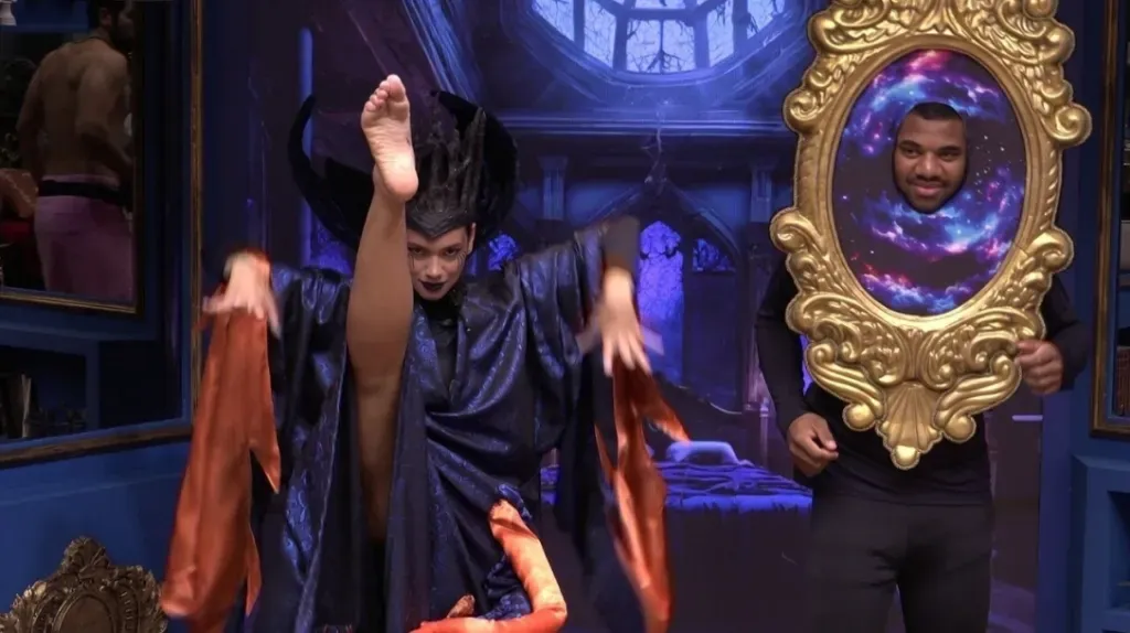 Alane e Davi, a nona dupla do Monstro desta edição. Reprodução/Globo