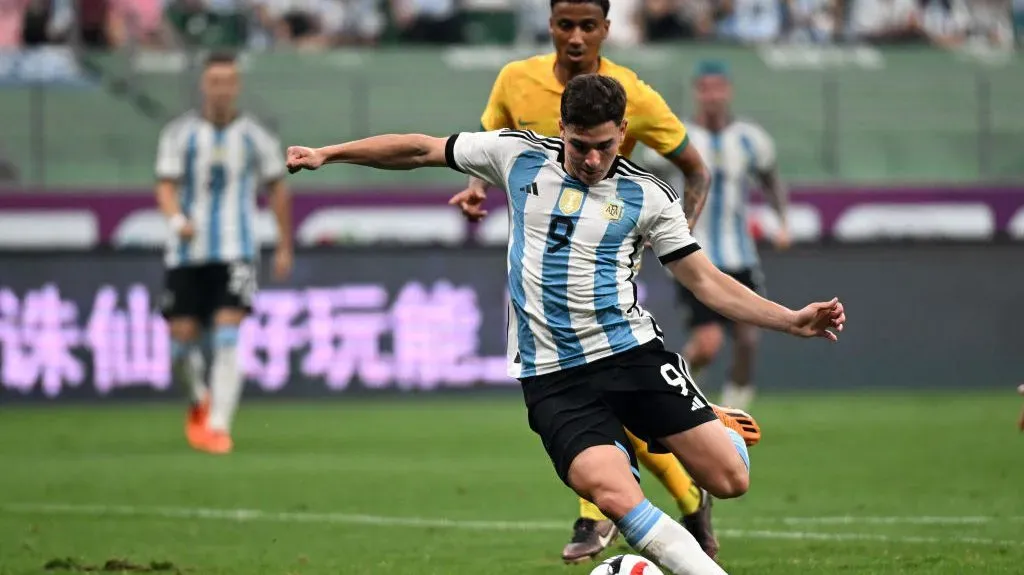 Julián Álvarez sería titular en la Selección. Getty