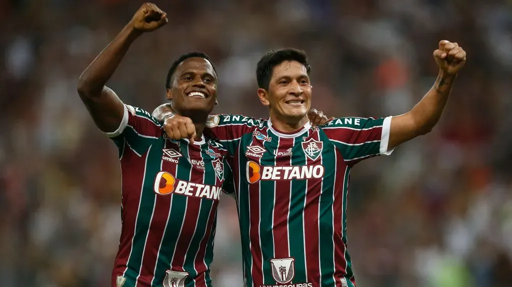 Arias y Cano en Fluminense. // Getty