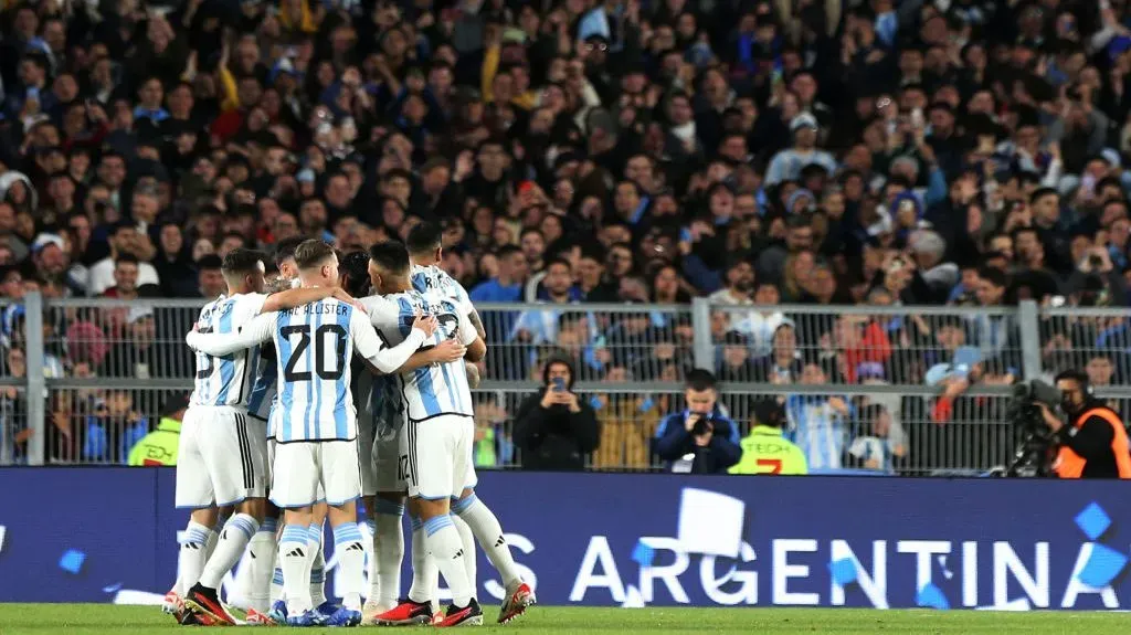 Argentina ganó sus dos partidos por Eliminatorias en el Monumental. (Getty)