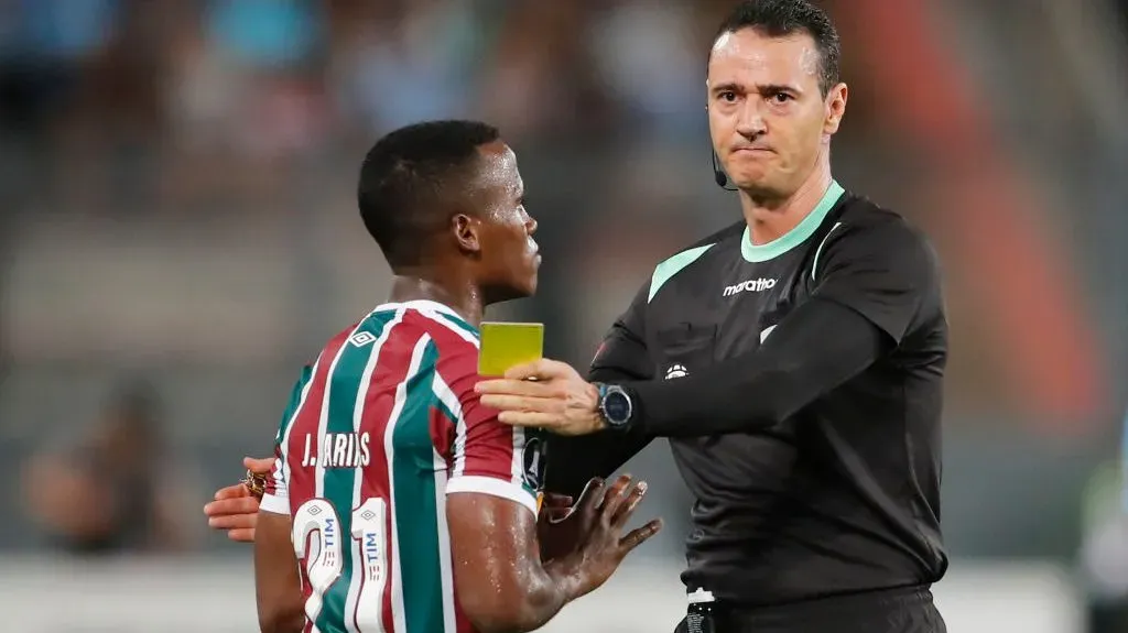Roldán durante la victoria de Fluminense sobre Sporting Cristal. (Getty)