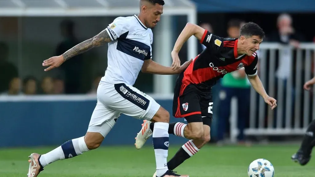 Nacho Fernández volvió al Bosque para jugar ante Gimnasia. (Getty)