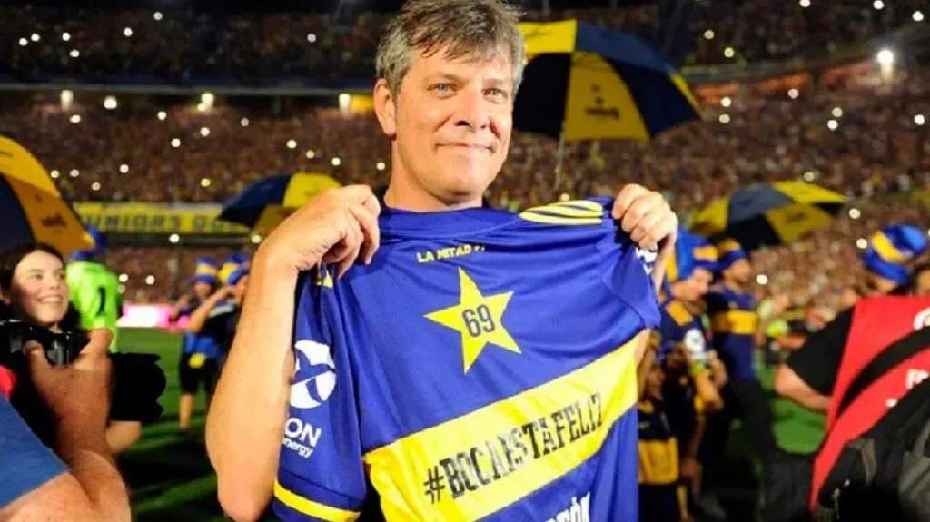 Pergolini, de hincha fanático a vicepresidente del club.