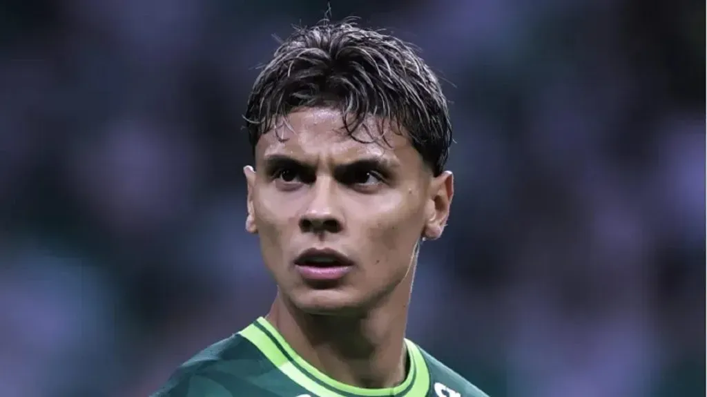 Foto: Marcello Zambrana/AGIF – Richard Ríos, jogador do Palmeiras